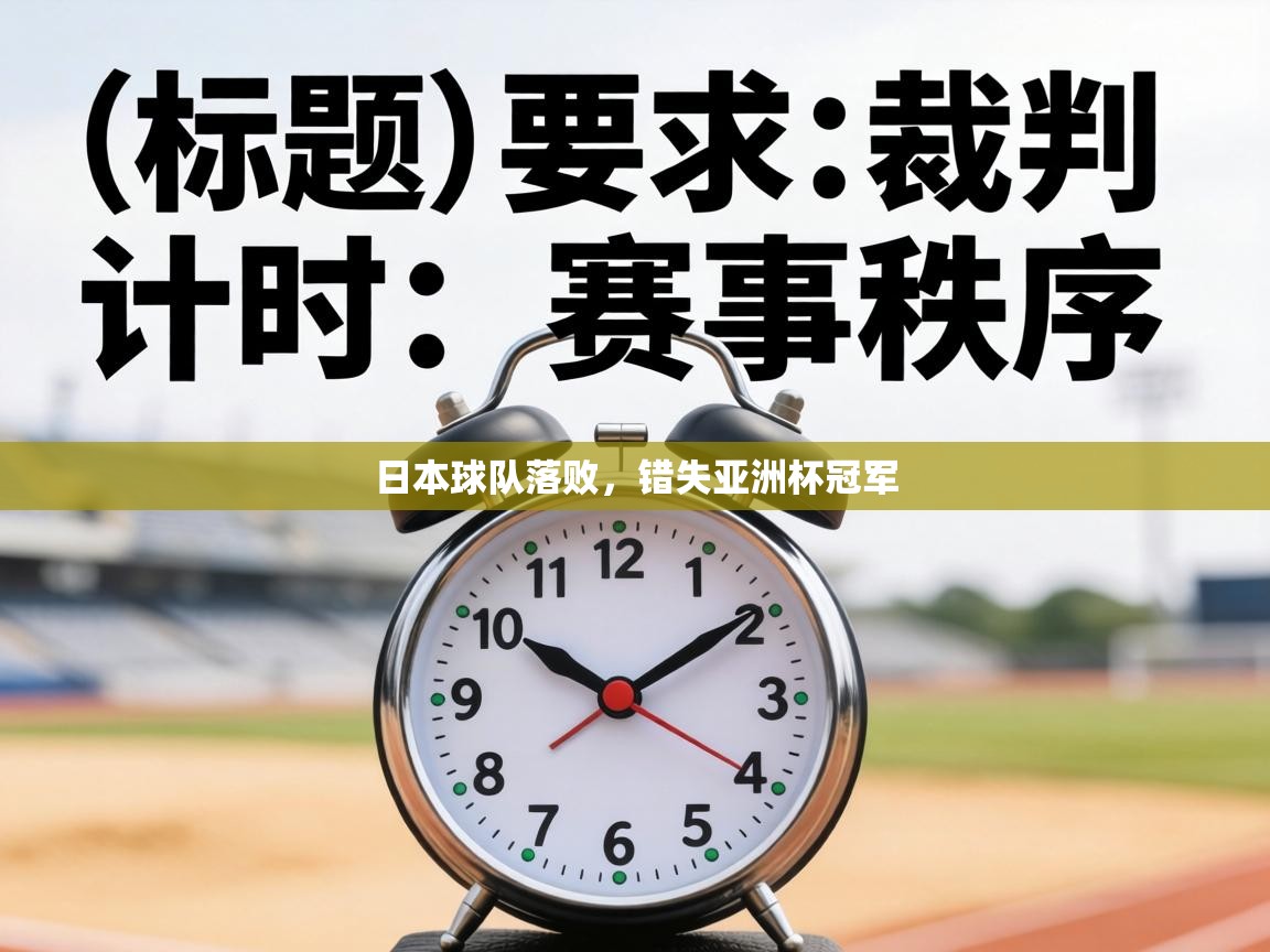日本球队落败，错失亚洲杯冠军  第1张